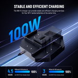 NEEWER NW-F4 100W 4 Channel Fast Charger for NP-F550 NP-F750 NP-F970 Battery, view 2