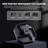 NEEWER NW-F4 100W 4 Channel Fast Charger for NP-F550 NP-F750 NP-F970 Battery, view 4
