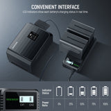 NEEWER NW-F970 2Pcs 7800mAh NP-F970 Replacement Batteries, view 3