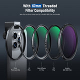 NEEWER Clip On 67mm ND2-ND32 HD Variable Phone Lens Filter Kit, view 5