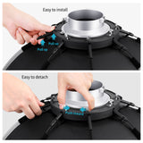 NEEWER 65CM / 90CM Octagonal Softbox, view 4