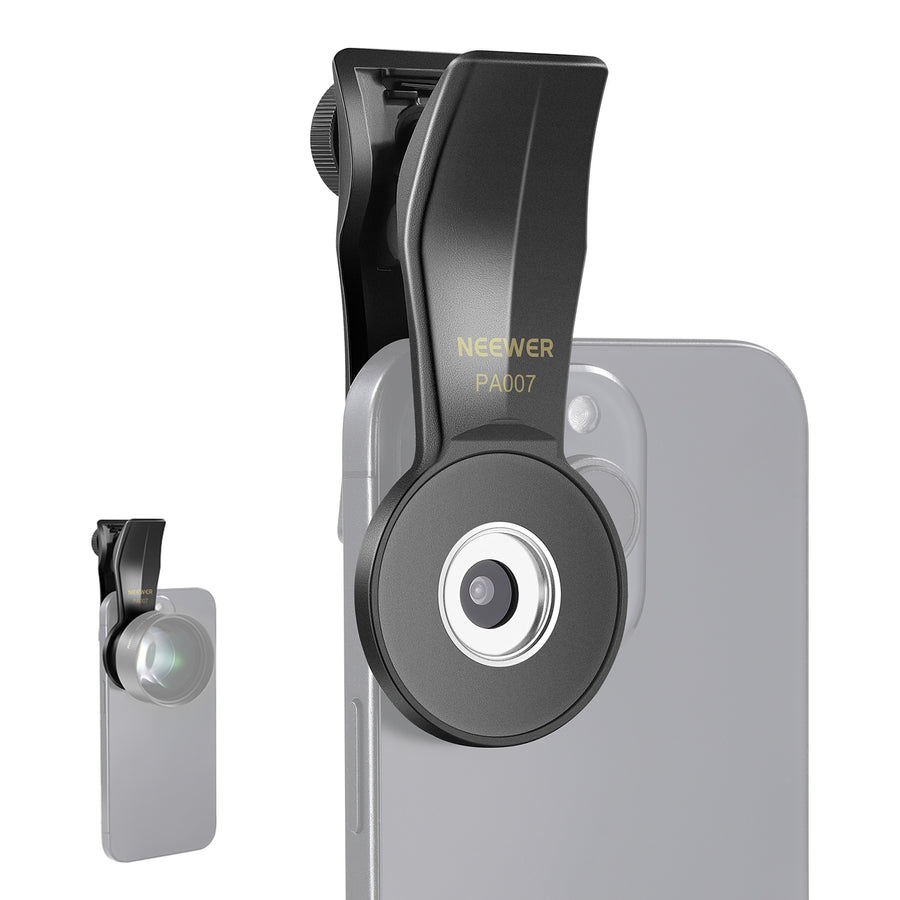 NEEWER PA007 Universal Phone Clamp for 17mm Threaded Lens