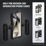 NEEWER PA045 360° Rotation Quick Release Phone Cage Side Handle, view 2