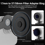 NEEWER PA047 PRO Universal Phone Holder with Lens Adapter & Filter Ring, view 6