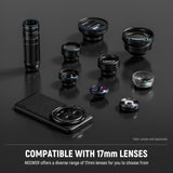NEEWER PA051 Black Case for Xiaomi 14 Ultra with 17mm/67mm Adapters, view 4