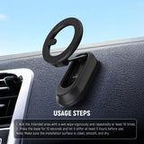 NEEWER PA118 Magnetic Phone Holder for Car, view 6