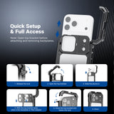 NEEWER PA143/PA144 Phone Cage Handle Kit Compatible with iPhone 17 Pro/Pro Max, view 3