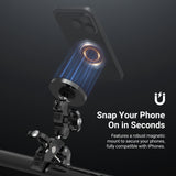 NEEWER PA150 Magnetic Phone Mount with Super Clamp, view 2