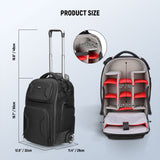 NEEWER PB027 Carry On Camera Roller Bag, view 6