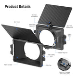 NEEWER PG002 Mini Matte Box with a 4"x5.65" Filter Tray, view 5