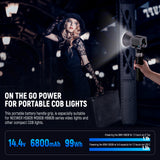 NEEWER PH99E Battery Grip Power Supply for Portable COB Video Lights, view 4