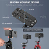 NEEWER SP-04 Phone Tripod Mount with Cold Shoes, view 3