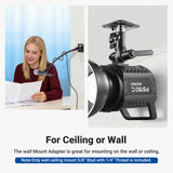 NEEWER ST-NA-9 Square Ceiling Mount with 1/4" thread, view 3