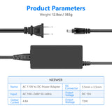 NEEWER AC 110V to DC 15V Power Adapter for Ring Light, view 3