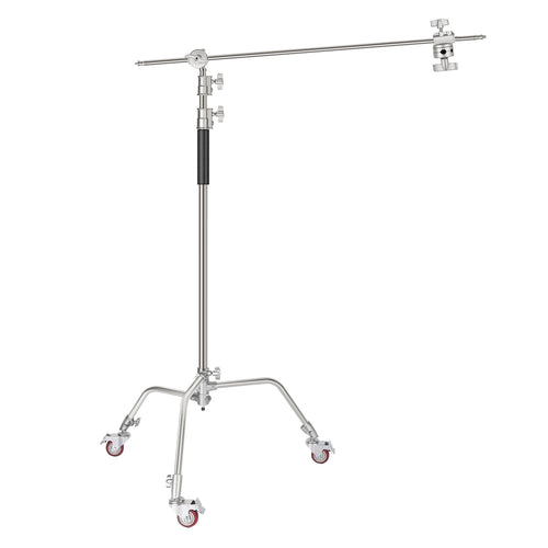 NEEWER SC330W 335cm Metal C Stand With Wheels