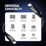 NEEWER PS009/PS010 8"/14" USB C to USB C Cable, view 4