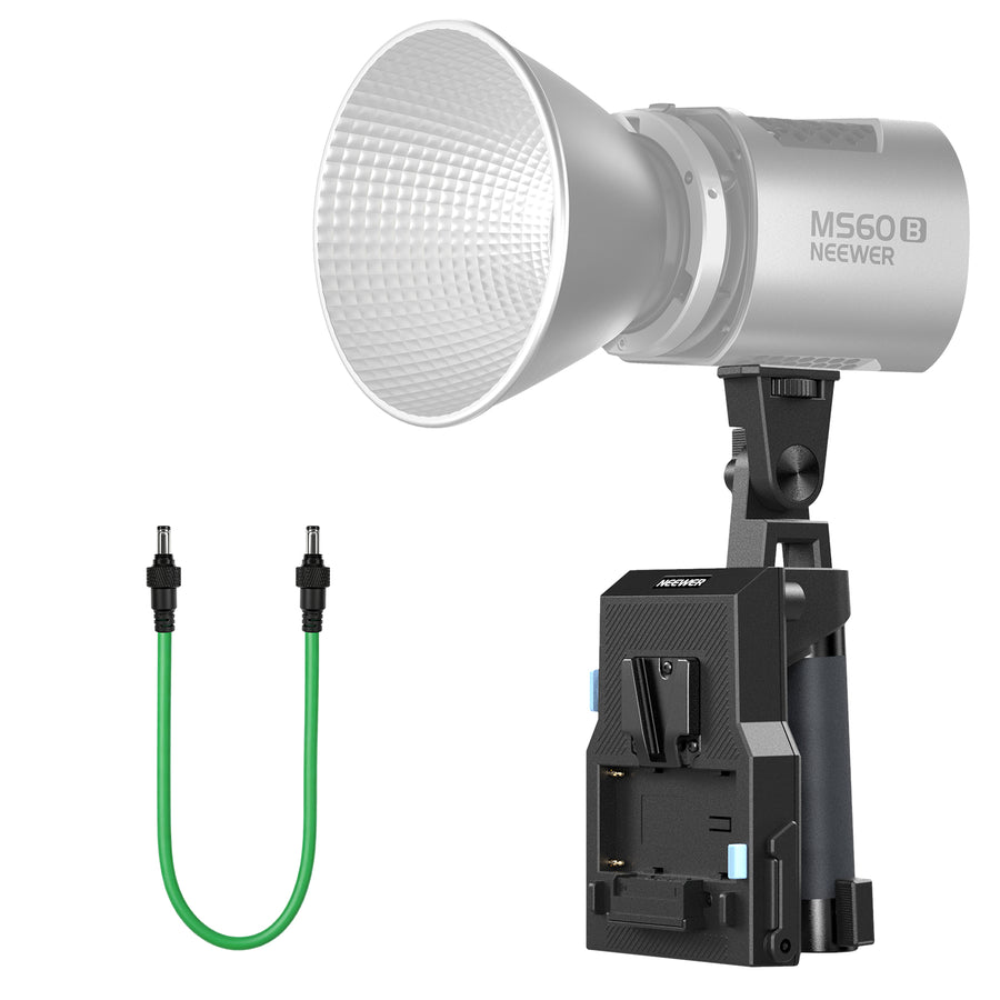 NEEWER PS011E 2 in 1 V Mount & NP-F Battery Handgrip for MS HS Series