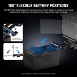 NEEWER PS015 Pro Foldable V Mount Battery Plate, view 5