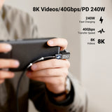 NEEWER PS017 180° U Shaped USB Type C OTG Adapter, view 6