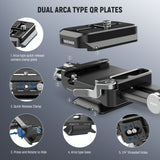 NEEWER PS017A V Mount Battery Plate with Arca Type QR Plate, view 3