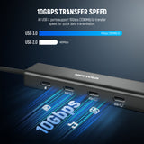 NEEWER PS020E 4 In 1 USB C Hub 3.1 Gen2 100W PD with Cold Shoe Adapter, view 4