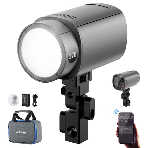 NEEWER Q120 120Ws 2.4G TTL Outdoor Strobe Flash - Gray
