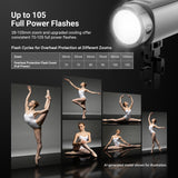 NEEWER Q120 120Ws 2.4G TTL Outdoor Strobe Flash - Gray, view 2