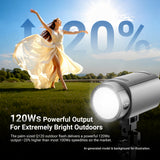 NEEWER Q120 120Ws 2.4G TTL Outdoor Strobe Flash - Gray, view 3