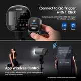 NEEWER Q120 120Ws 2.4G TTL Outdoor Strobe Flash - Gray, view 5