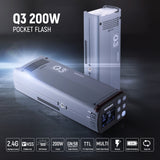 NEEWER Q3 200Ws 2.4G TTL Flash, view 3