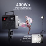 NEEWER Q4PRO 400Ws 2.4G TTL Outdoor Flash Strobe, view 2