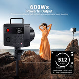 NEEWER Q6 600Ws 2.4G TTL HSS Outdoor Studio Flash, view 2
