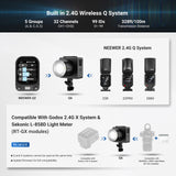 NEEWER Q6 600Ws 2.4G TTL HSS Outdoor Studio Flash, view 6