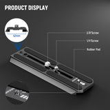 NEEWER QR6 Quick Release Plate For 501PL 504PL, view 2