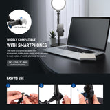 NEEWER BASICS R06 7" Desktop Phone Selfie Round LED Light Kit, view 6