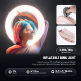 NEEWER RA14B 14" Inflatable Large Ring Light Kit, view 5