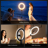NEEWER RB12B 12" Cordless Bi-Color Ring Light, view 4