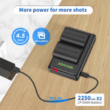 NEEWER LP-E6NH R6 II Replacement Li-Ion Battery Set For Canon, view 3