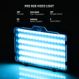 NEEWER RGB176 LED Camera Video Light with Battery, view 2