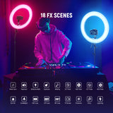 NEEWER RGB18 II 18 Inch RGB LED Ring Light With APP Control, view 6