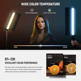 NEEWER RGB2 LED Tube Light Stick with Metal Barndoor, view 6
