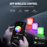 NEEWER RGB62 Magnetic RGB Video Light With App Control, view 4