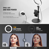NEEWER High Power Bi-Color Desk Ring Light, view 5