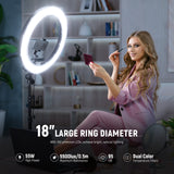 NEEWER RL-18 New Version 18 Inch 55W LED Ring Light, view 2