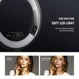 NEEWER RL45B 45W 18" Slim Edge Lit Ring Light Kit, view 2