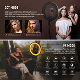 NEEWER RL45B 45W 18" Slim Edge Lit Ring Light Kit, view 4