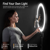 NEEWER RP19H 19 Inch LED Ring Light With 3 Phone Holders, view 2