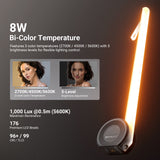 NEEWER RR01 Bi-Color LED Video Roll Light Stick, view 2