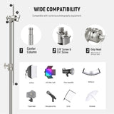 NEEWER SC320Q 320cm Stainless Steel Heavy Duty C Stand with Boom Arm, view 6