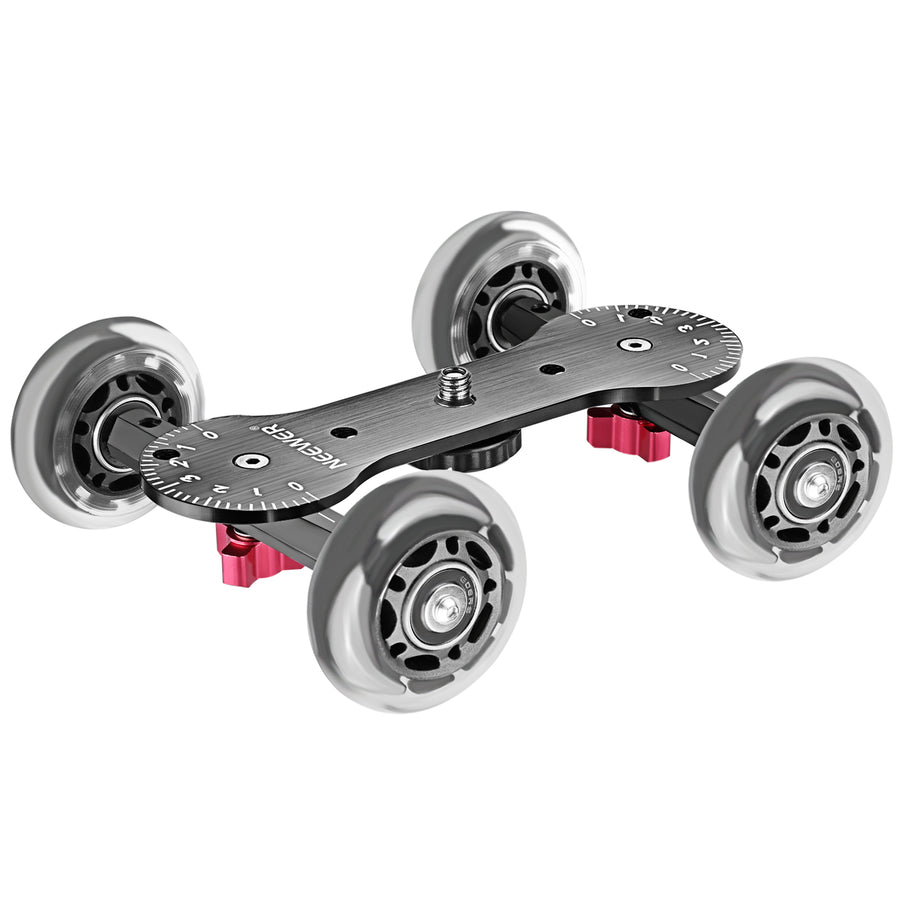 NEEWER Scaled Camera Table Dolly Slider(Black)